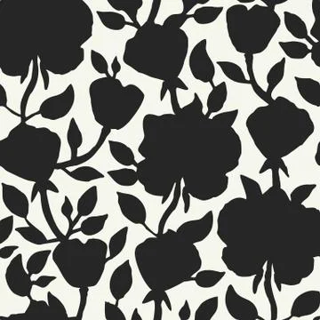 Floral seamless pattern. Vector illustration for beautiful design Stock Illustration