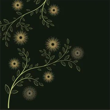 Floral seamless pattern. Vector illustration Stock Illustration