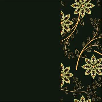 Floral seamless pattern. Vector illustration Stock Illustration