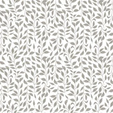 Floral seamless pattern - vector illustration of detailed light ornament of p Illustrazione stock
