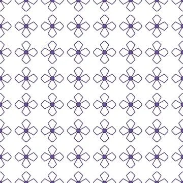 Floral Seamless Pattern Vector on Isolated White Background Stock Illustration