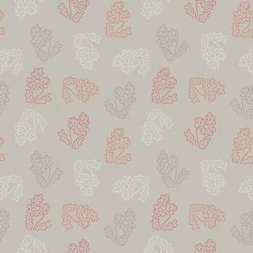Floral seamless pattern. Vector textures. Simple delicate flowers Stock Illustration