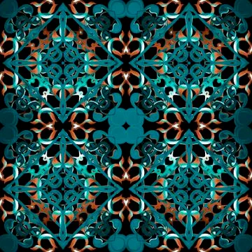 Floral seamless pattern. Vintage patterned background. Vector ethnic style pa Illustrazione stock