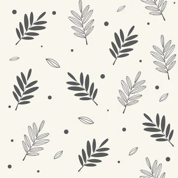 Floral seamless pattern for wallpaper Stock Illustration