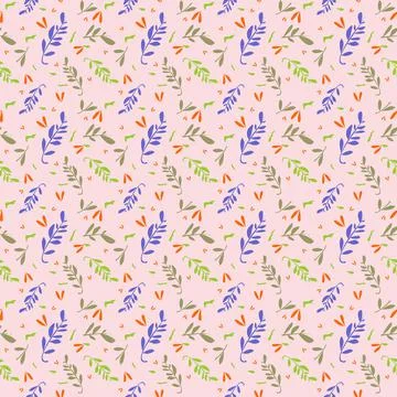 Floral seamless patterns イラスト素材