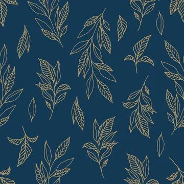 Floral seamless patterns. Vector design for paper, cover, fabric, interior decor Stock Illustration