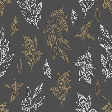 Floral seamless patterns. Vector design for paper, cover, fabric, interior decor Stock Illustration