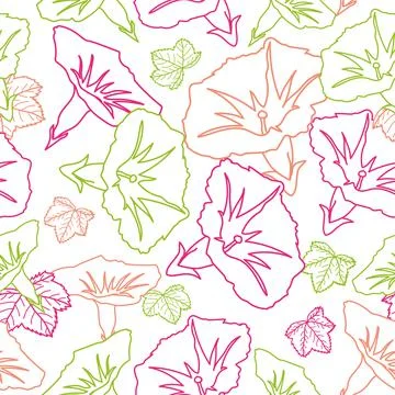 Floral seamless patterns. Vector design for paper, cover, fabric, interior dc Stock Illustration