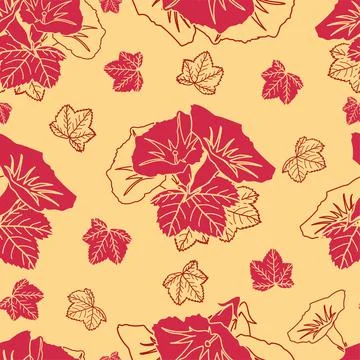 Floral seamless patterns. Vector design for paper, cover, fabric, interior dc Stock-Illustration