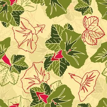 Floral seamless patterns. Vector design for paper, cover, fabric, interior dc Stock-Illustration