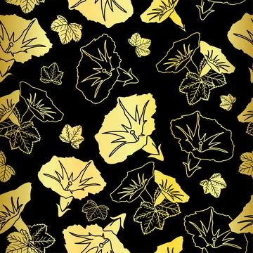 Floral seamless patterns. Vector design for paper, cover, fabric, interior dc Stock Illustration