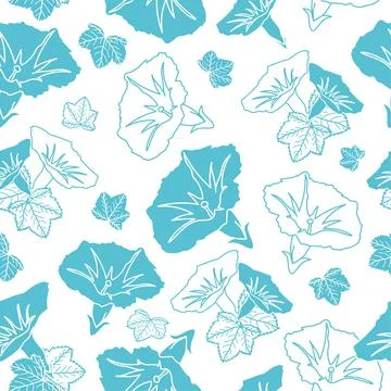Floral seamless patterns. Vector design for paper, cover, fabric, interior dc Stock Illustration