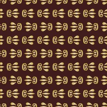 Floral Seamless Vector Pattern Illustrazione stock