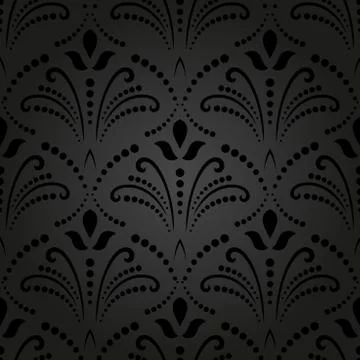 Floral Seamless Vector Pattern Stock Illustration