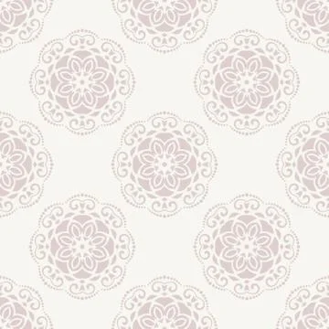 Floral Seamless Vector Pattern Illustrazione stock
