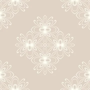 Floral Seamless Vector Pattern Illustrazione stock