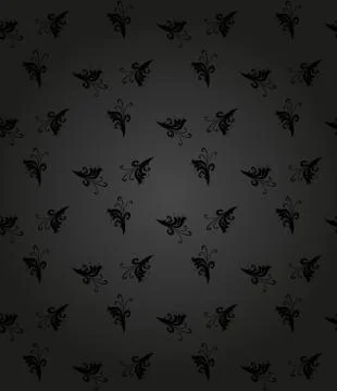 Floral Seamless Vector Pattern Stock Illustration