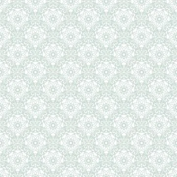 Floral Seamless Vector Pattern Stock Illustration