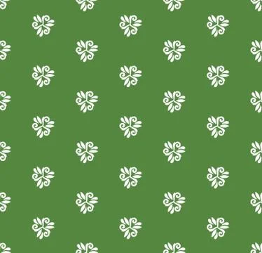 Floral Seamless Vector Pattern Illustrazione stock