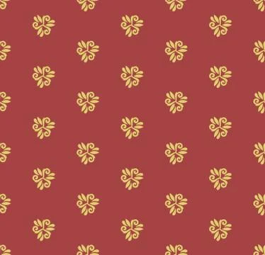 Floral Seamless Vector Pattern Illustrazione stock