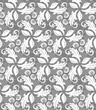 Floral Seamless Vector Pattern Stock Illustration