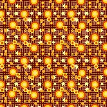 Floral seamless vector pattern Stock Illustration