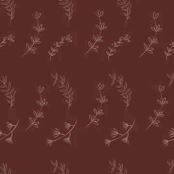 Floral seamless vector pattern Stock Illustration