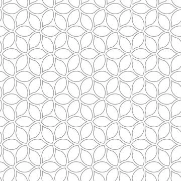 Floral Seamless Vector Pattern With Leaves Illustrazione stock