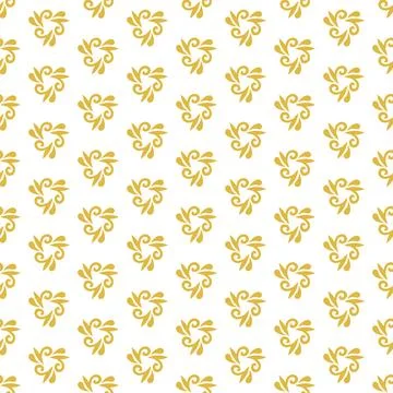 Floral Seamless Vector Pattern With Leaves Stock Illustration