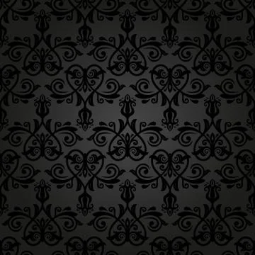 Floral Seamless Vector Pattern. Orient Abstract Background Stock Illustration