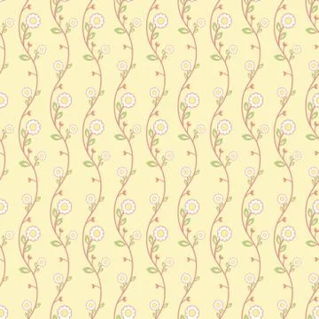 Floral Seamless Vector Pattern. Orient Abstract Background Stock Illustration