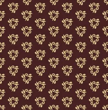 Floral Seamless Vector Pattern. Orient Abstract Background Illustrazione stock