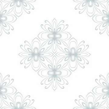 Floral Seamless Vector Pattern. Orient Abstract Background Stock Illustration