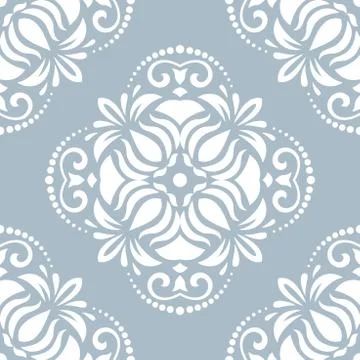 Floral Seamless Vector Pattern. Orient Abstract Background Stock Illustration