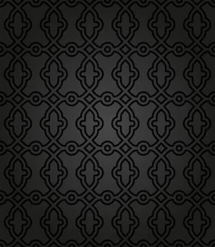 Floral Seamless Vector Pattern. Orient Abstract Background Stock Illustration