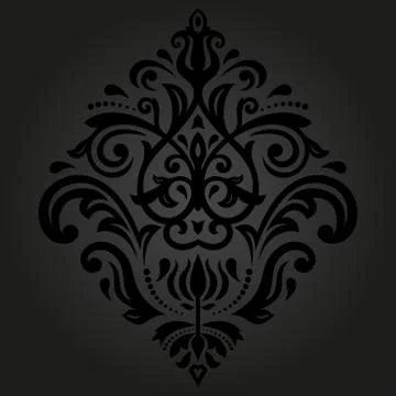 Floral Seamless Vector Pattern. Orient Abstract Background Illustrazione stock