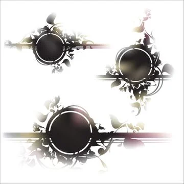 Floral set Stock Illustration