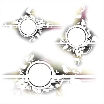 Floral set Stock Illustration