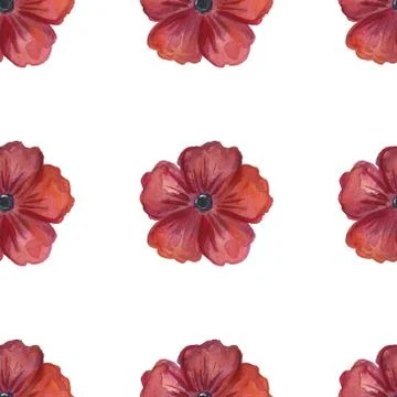 Floral set pattern. Flower seamless background. Flourish ornamental spring ga Illustrazione stock