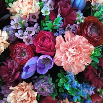  floral shapes and structures, pattern and texture on a surface floral sha... Stock Photos