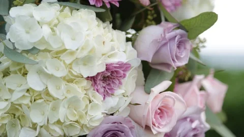 Floral Spray on an Easel Stock Footage 104767051
