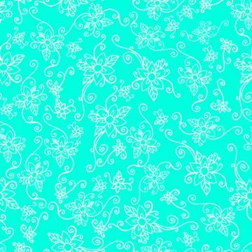 Floral spring seamless pattern with snowdrops Stock Illustration