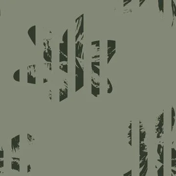 Floral Striped Seamless Pattern Design Stock Illustration