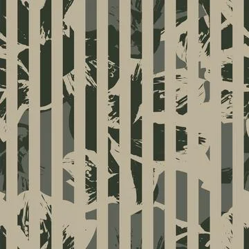 Floral Striped Seamless Pattern Design 스톡 일러스트