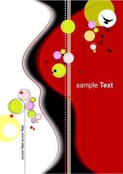 Floral summer background. Vector illustration Stock Illustration