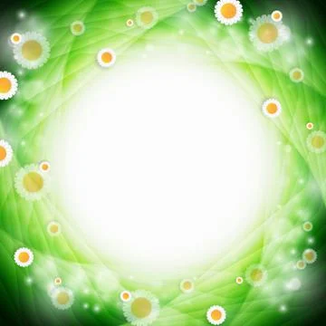 Floral summer vector background 스톡 일러스트