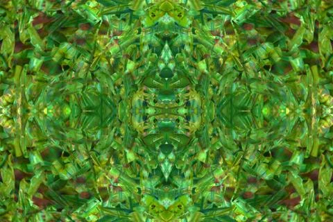Floral symmetrical patterns Foto stock