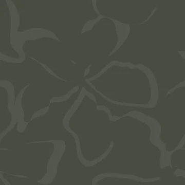 Floral textile pattern design in dark olive green for fashion and home textil 스톡 일러스트