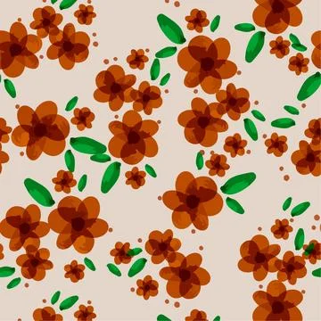 Floral Textile pattern seamless designs Stock Illustration