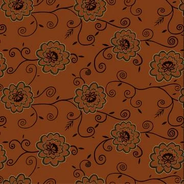 Floral Textile pattern seamless designs Stock Illustration
